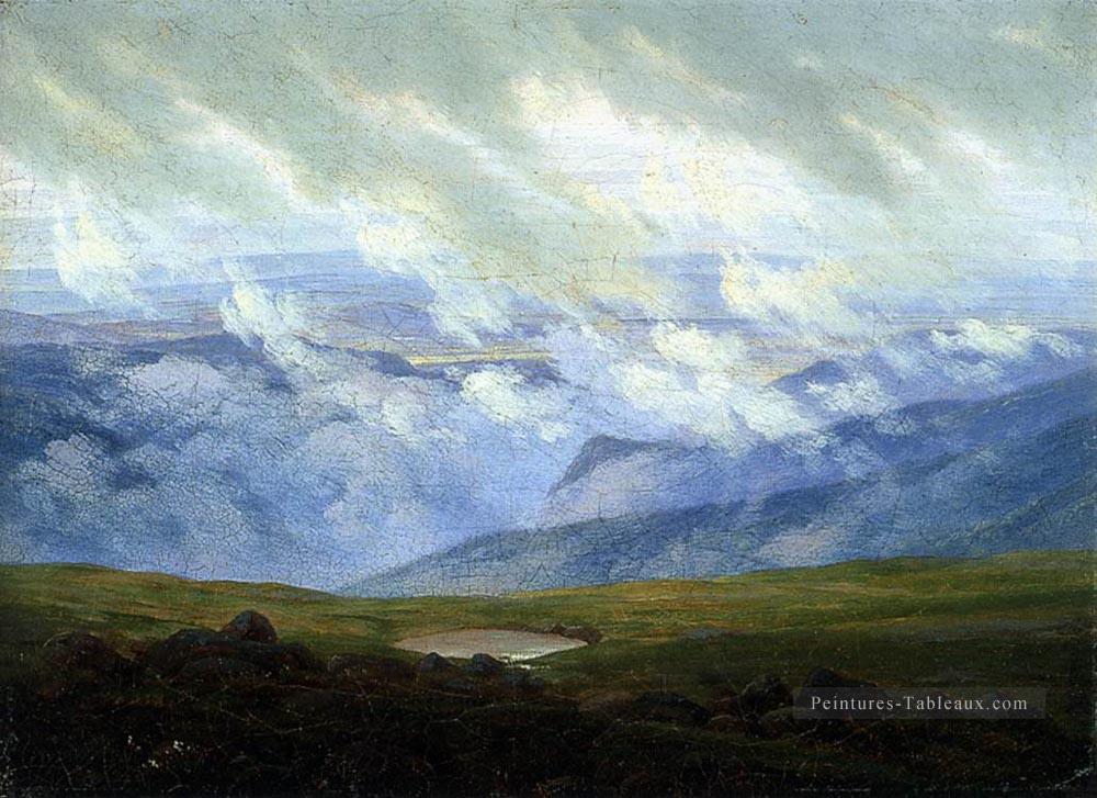 Drifting Clouds romantique Caspar David Friedrich Peintures à l'huile